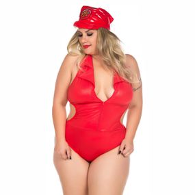 *Fantasia Bombeira de Luxo Plus Size (PS2066) - Padrão - lojasacaso.com.br