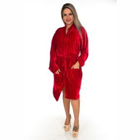 *Roupão Mãe do Noivo (PS8353) - Vermelho - lojasacaso.com.br