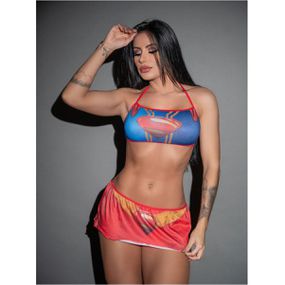Fantasia Fetiche Super Girl (PS9401) - Padrão - lojasacaso.com.br Lingerie Sensual e Sex Shop
