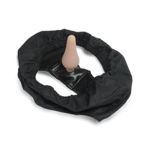 *Calcinha em Vinil Com Plug VP (SA014).. - Preto - lojasacaso.com.br Lingerie Sensual e Sex Shop