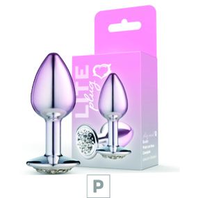 Plug de Metal P Rosa Com pedras Cravejadas Lite (SF270) - Pe... - lojasacaso.com.br Lingerie Sensual e Sex Shop