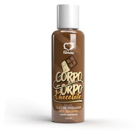 Óleo Beijável Hot Corpo a Corpo 100ml (ST111) - Chocolate - lojasacaso.com.br Lingerie Sensual e Sex Shop