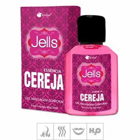 *Gel Comestível Jells Hot 30ml (ST106) - Cereja - lojasacaso.com.br