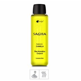 *Óleo Para Massagem Sagha 60ml (ST120) - Canela - lojasacaso.com.br