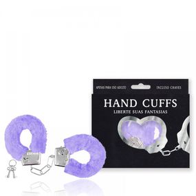 Algema em Metal Com Pelucia Hand Cuffs VP (AL001-ST192) - Li... - lojasacaso.com.br