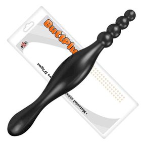 *Plug Smoothy 20cm (AC097-ST213) - Preto - lojasacaso.com.br Lingerie Sensual e Sex Shop
