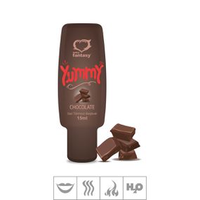 Gel Comestível Yummy Hot 15ml (ST592) - Chocolate - lojasacaso.com.br