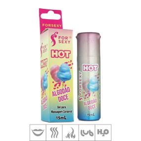 Gel Comestível For Sexy Hot 15ml (ST730) - Algodão Doce - lojasacaso.com.br