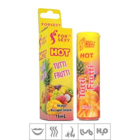 Gel Comestível For Sexy Hot 15ml (ST730) - Tutti-Frutti - lojasacaso.com.br