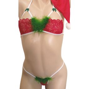 Fantasia Mini Mamãe Noel (TO019) - Padrão - lojasacaso.com.br Lingerie Sensual e Sex Shop