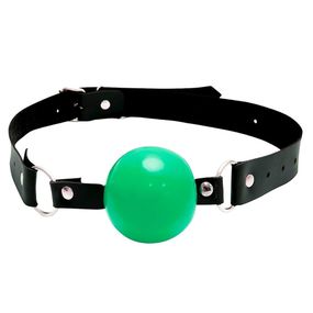 *Mordaça bola Dominatrixxx (DX521) - Verde - lojasacaso.com.br