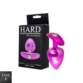 Plug Metálico P Anatômico (HA138) - Lilás - lojasacaso.com.br Lingerie Sensual e Sex Shop
