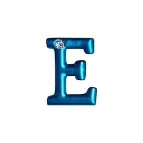 Letras Para Personalização de Plug Azul (HA180A) - E - lojasacaso.com.br
