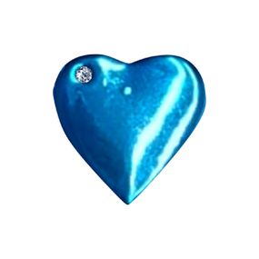 Separador de Palavras Formato de Coração (HA180CO) - Azul - lojasacaso.com.br