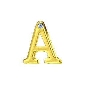 Letras Para Personalização Dourada (HA180D) - A - lojasacaso.com.br Lingerie Sensual e Sex Shop