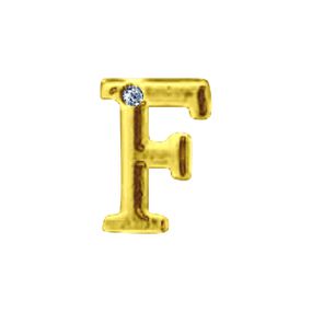 Letras Para Personalização Dourada (HA180D) - F - lojasacaso.com.br