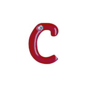 Letras Para Personalização de Plug Vermelha (HA180V) - C - lojasacaso.com.br