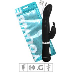 Vibrador Ponto G Recarregavél VP (PG015R) - Preto - lojasacaso.com.br