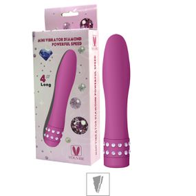 Vibrador Personal Diamond 8cm VP (PS005-ST381) - Magenta - lojasacaso.com.br Lingerie Sensual e Sex Shop