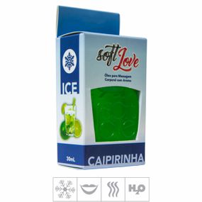 **Gel Comestível Soft Love Ice 30ml (ST117) - Caipirinha - lojasacaso.com.br
