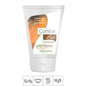*Lubrificante Beijável Comfort Lub 120g (ST165) - Caramelo - lojasacaso.com.br