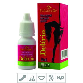 *Excitante Unissex Sofisticatto Delírio 10ml (ST554) - Menta - lojasacaso.com.br