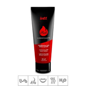 Lubrificante Beijável Intt 50ml (ST723) - Hot Morango - lojasacaso.com.br