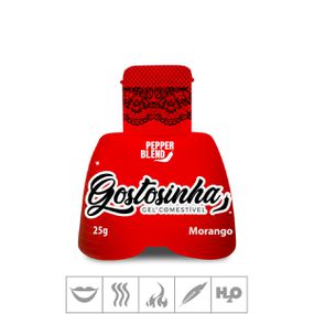 Gel Comestível Gostosinha Hot 25g (ST748) - Morango - lojasacaso.com.br