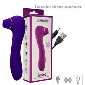 Vibrador Recarregável Desire VP (SU033) - Roxo - lojasacaso.com.br