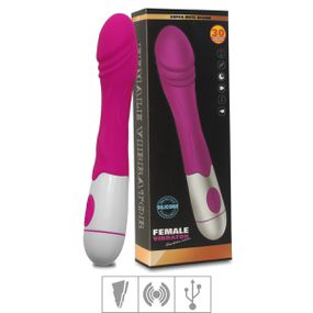 Vibrador Recarregável Female Vibrator VP (VB050) - Magenta - lojasacaso.com.br