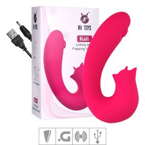 Vibrador Ponto G Recarregável Kali VP (VB152) - Rosa - lojasacaso.com.br