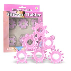 *Kit 6 Anéis Penianos Silicon Tickler Strech (TWA06-4 - ST31... - lojasacaso.com.br