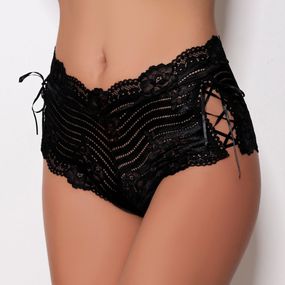*Calcinha Calesson Fita (MCA0541) - Preto - lojaSeduzir.com.br Sex Shop e Lingerie Sensual em BH