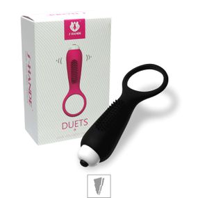 *Anel Peniano Com Vibro e Estimulador Duets SI (1222) - Pret - lojaSeduzir.com.br Sex Shop e Lingerie Sensual em BH