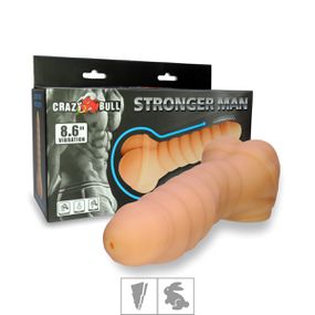 Masturbador Com Vibro Stronger Men SI (1429) - Bege - Loja Seduzir - Sex Shop e Lingerie Sensual em BH