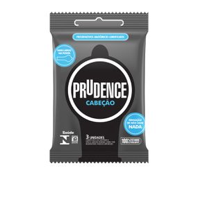 Preservativo Prudence Cabeção 3un (14999) - Padrão - Loja Seduzir - Sex Shop e Lingerie Sensual em BH