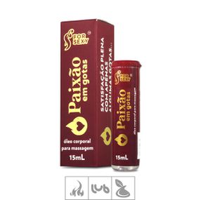 Óleo Para Massagem Paixão em Gotas 15ml (17584) - Padrão - Loja Seduzir - Sex Shop e Lingerie Sensual em BH