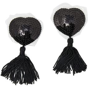 *Tapa Mamilo Coração (17598). - Preto - lojaSeduzir.com.br Sex Shop e Lingerie Sensual em BH