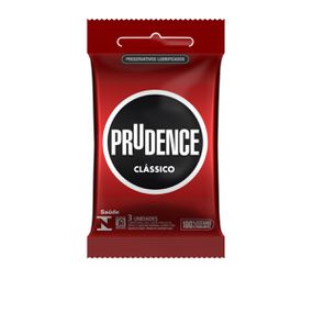 Preservativo Prudence Clássico 3un (17697) - Padrão - Loja Seduzir - Sex Shop e Lingerie Sensual em BH