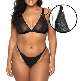 Conjunto Seduzir Plus Size (17954). - Preto - lojaSeduzir.com.br Sex Shop e Lingerie Sensual em BH