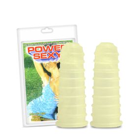 *Capa Para Dedo Power Sexy Com 2un (3307PS) - Ondulada - lojaSeduzir.com.br Sex Shop e Lingerie Sensual em BH