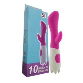 Vibrador Ponto G Com Estimulador SI (5012) - Rosa - lojaSeduzir.com.br Sex Shop e Lingerie Sensual em BH