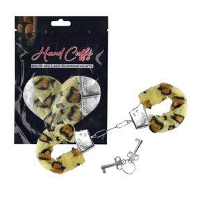 Algema em Metal Com Pelúcia Hand Cuffs SI (5268) - Onça - lojaSeduzir.com.br Sex Shop e Lingerie Sensual em BH