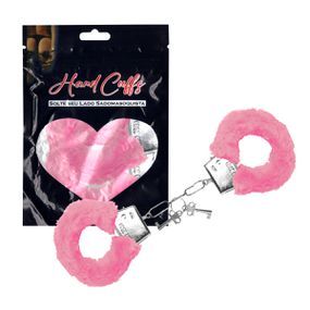 Algema em Metal Com Pelúcia Hand Cuffs SI (5268) - Rosa - Loja Seduzir - Sex Shop e Lingerie Sensual em BH