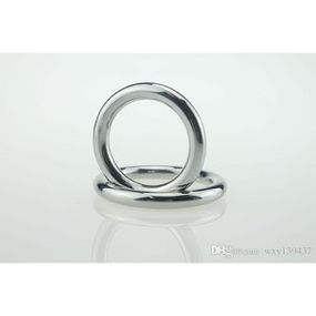 *Anel Peniano Metálico Penis Ring SI (ST548) - Cromado - lojaSeduzir.com.br Sex Shop e Lingerie Sensual em BH