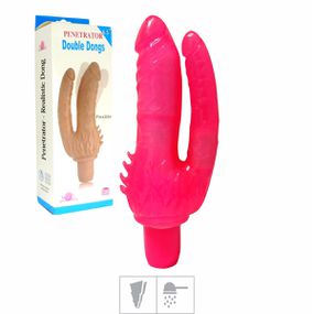 *Prótese 12x12cm Com Plug e Vibro Double Dong SI (5612) - Ro... - Loja Seduzir - Sex Shop e Lingerie Sensual em BH