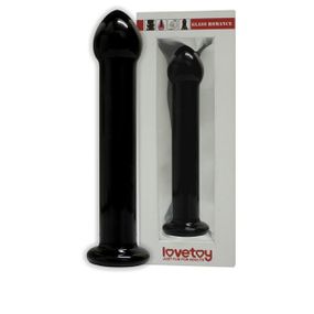 *Plug em Vidro Liso Love Toy 15cm SI (5700) - Preto - lojaSeduzir.com.br Sex Shop e Lingerie Sensual em BH