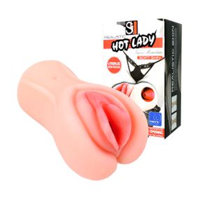 Masturbador Hot Lady SI (6518) - Bege - Loja Seduzir - Sex Shop e Lingerie Sensual em BH