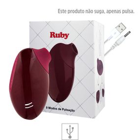 Estimulador De Clítoris Com Pulsação Ruby SI (6935) - Vinho... - Loja Seduzir - Sex Shop e Lingerie Sensual em BH