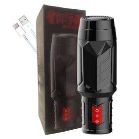 Masturbador Lanterna Recarregável SI (6969) - Preto - lojaSeduzir.com.br Sex Shop e Lingerie Sensual em BH
